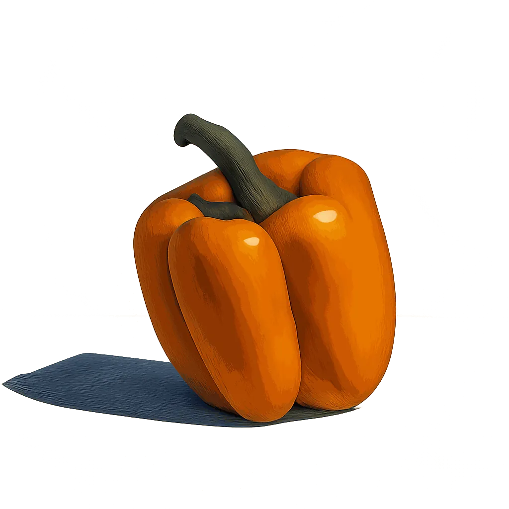 Orange bell pepper